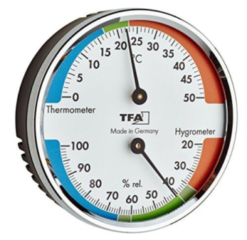 TFA Thermometer Hygrometer Luftfeuchtigkeit Raumklima Komfortzonen 45.2040.42